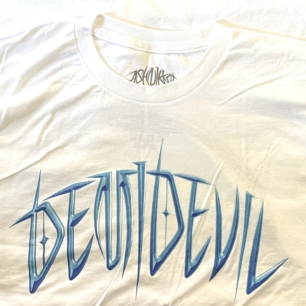 Ashnikko “Demidevil” T-shirt/Tee merch; White; Size - Medium